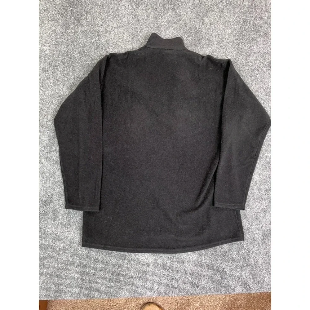 Patagonia Capilene Black Fleece 1/4 zip Polyester Long‎ Sleeve High Neck Size Xl